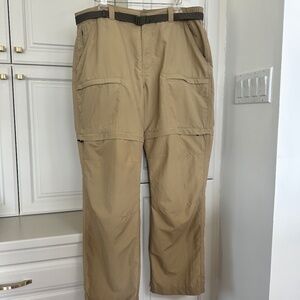 L.L. BEAN Mens XL No Fly Zone Bug Repellant Pants & Shorts EX COND